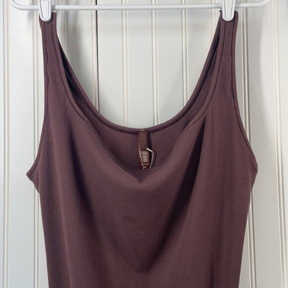 NWT Skims Women's Brown Comfort One Piece Garnet Bodysuit Shapewear Size 4X - Picture 5 of 10